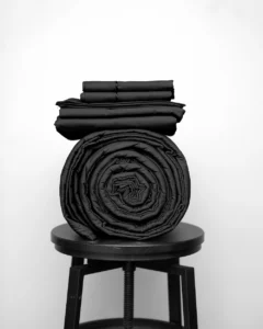 Basic Bedpack con cubrecama color Negro 100 algodon &ndash; Cobitex Home