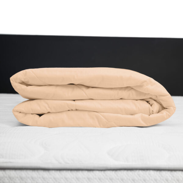 Protector de colchón impermeable 150 hilos color Beige 100% algodón