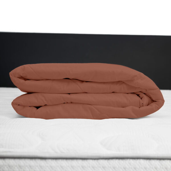 Protector de colchón impermeable 150 hilos color Capuccino 100% algodón