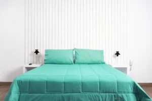 Cobertor Hipoalergenico 150 hilos color turquesa 100 algodon &ndash; Cobitex Home