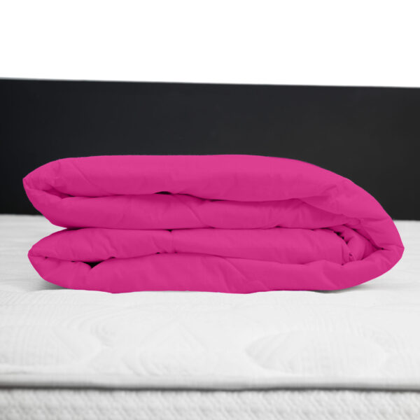 Protector de colchón impermeable 150 hilos color Fucsia 100% algodón