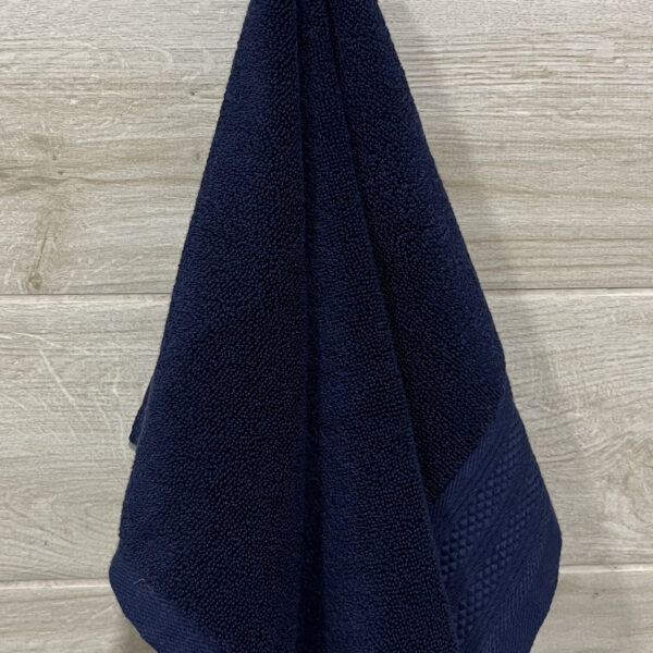 Set de toallas de mano Azul marino 0.60 x 0.35 cm – 550 gramos