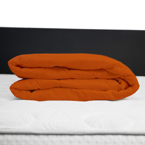 Protector de colchón impermeable 150 hilos color Ladrillo 100% algodón