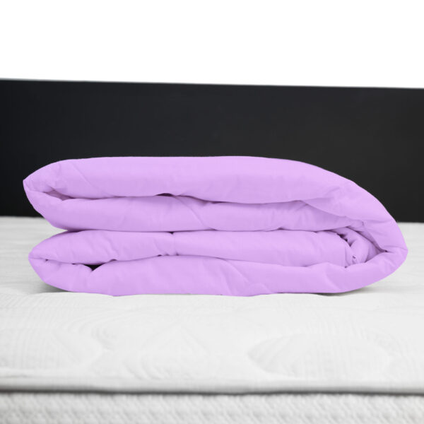 Protector de colchón impermeable 150 hilos color Lila 100% algodón