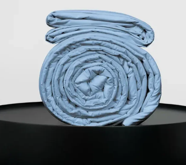 Medium Bedpack con cobertor hipoalergénico 150 hilos color azul cielo 100% algodón