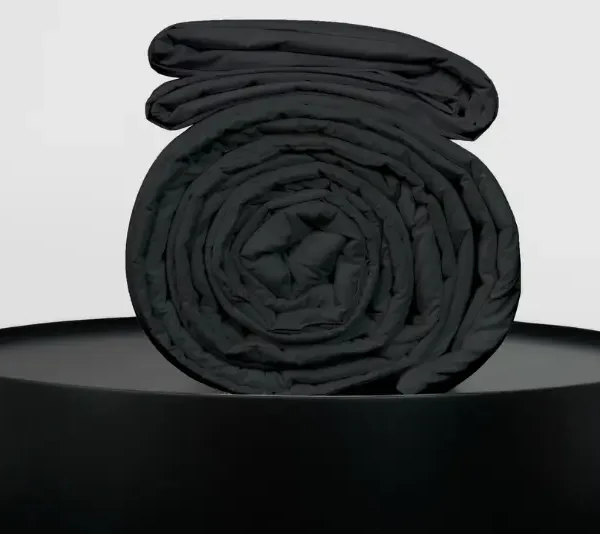 Medium Bedpack con cobertor hipoalergénico 150 hilos negro 100% algodón