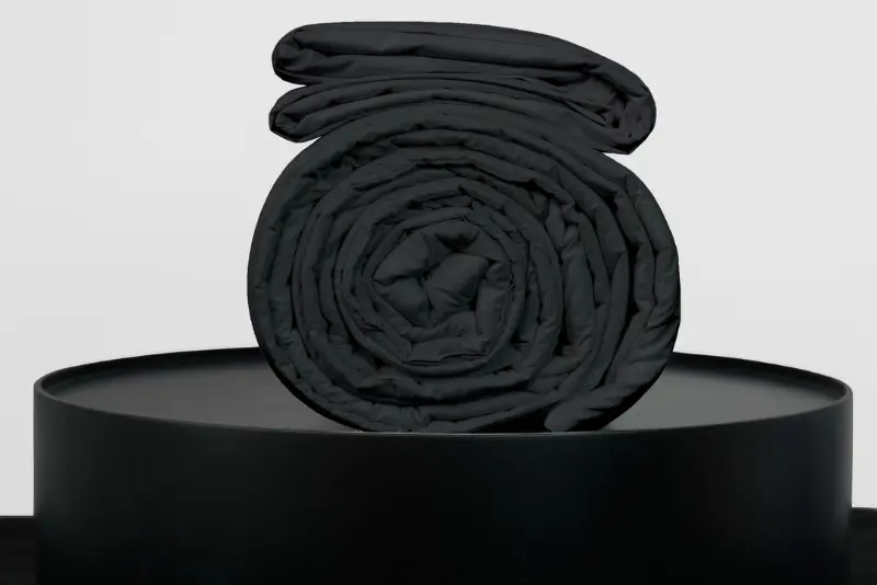 Medium Bedpack con cobertor hipoalergénico 150 hilos negro 100% algodón