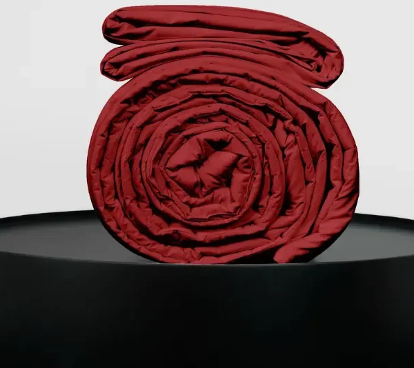 Medium Bedpack con cobertor hipoalergénico 150 hilos rojo 100% algodón