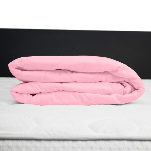 Protector de colchón impermeable 150 hilos color Palo rosa 100% algodón