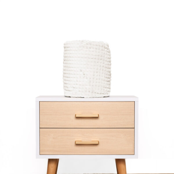 Mantita PREMIUM de invierno con reversible de corderito – Perla
