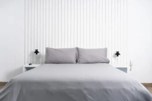 Set de sabanas lisas 150 hilos color gris 100 algodon &ndash; Cobitex Home