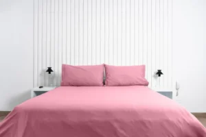 Set de sabanas lisas 150 hilos color palorosa 100 algodon &ndash; Cobitex Home