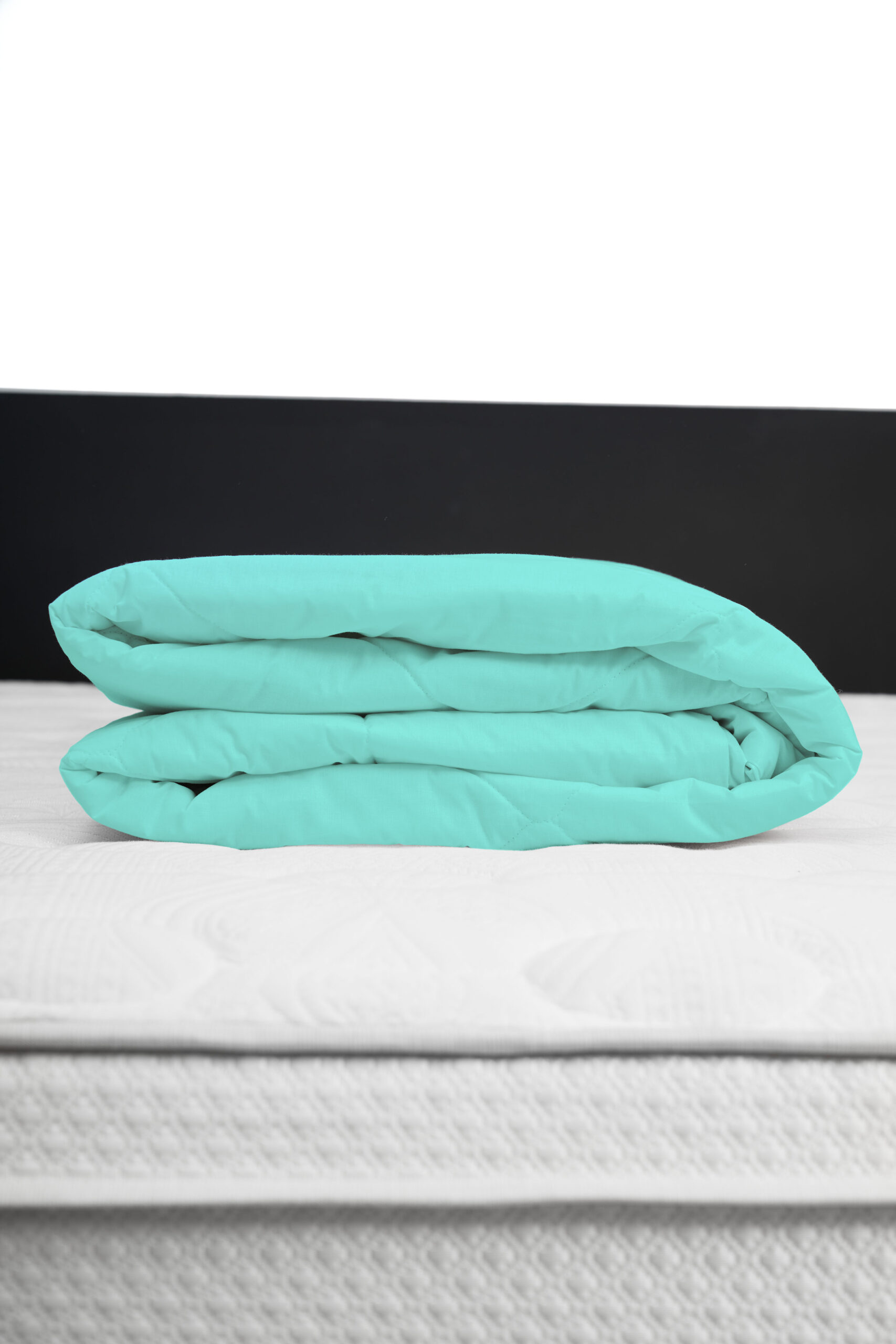 Protector de colchón impermeable 150 hilos color Turquesa 100% algodón