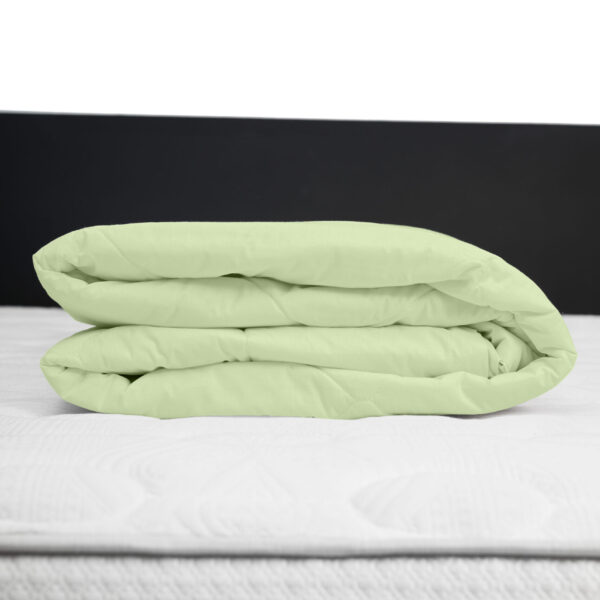 Protector de colchón impermeable 150 hilos color Verde 100% algodón