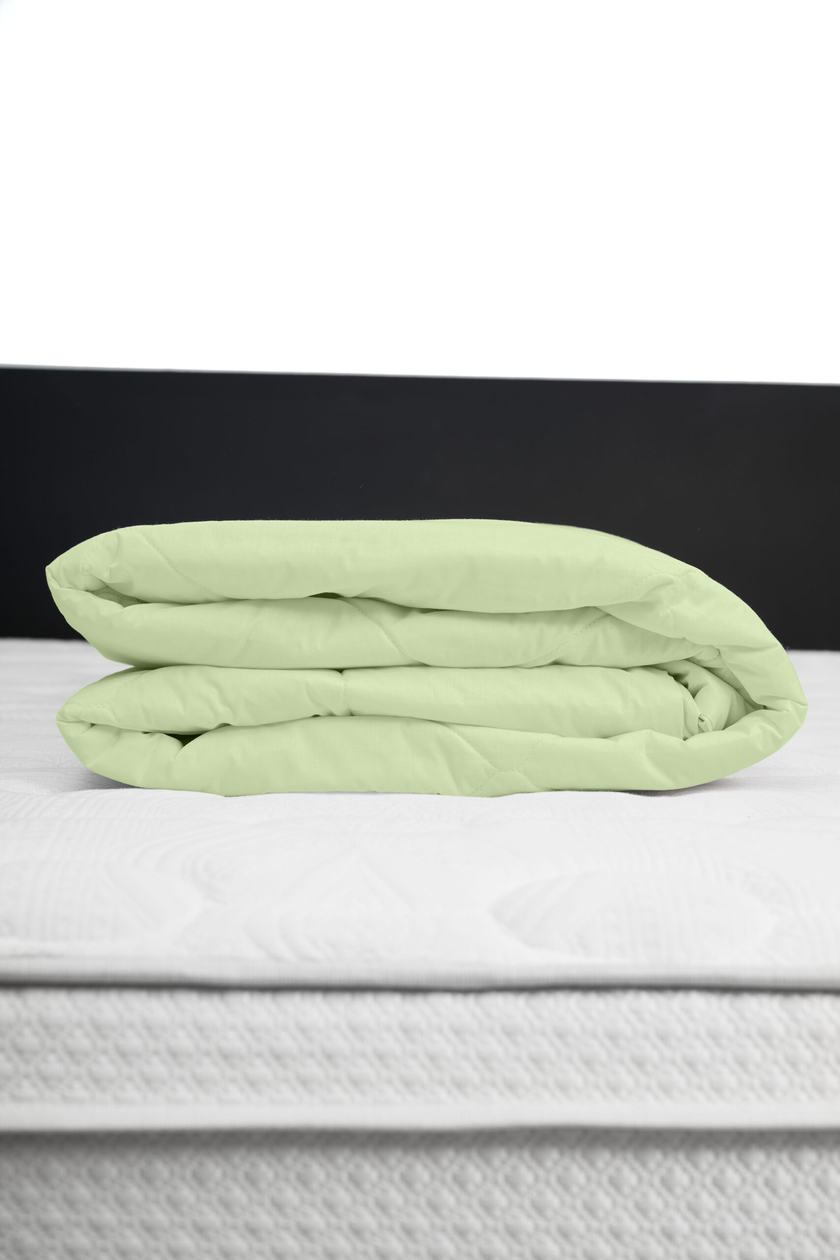 Protector de colchón impermeable 150 hilos color Verde 100% algodón