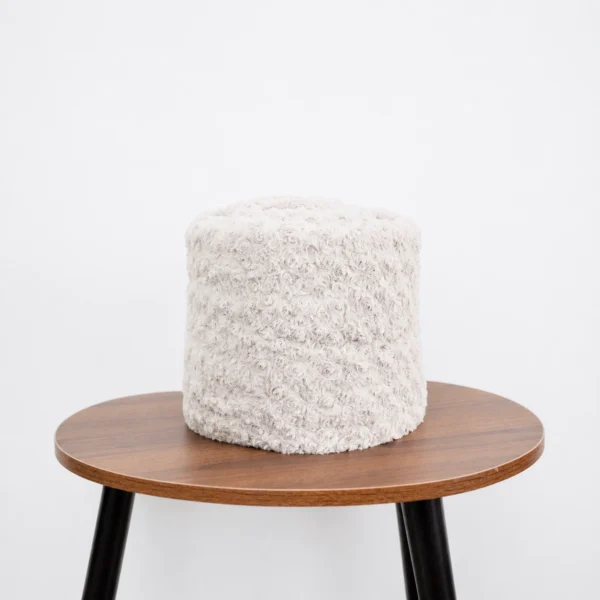 Mantita PREMIUM rosé con reversible de corderito - Perla